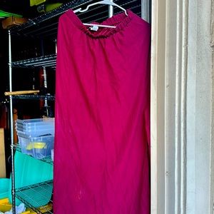 Wine colored skirt